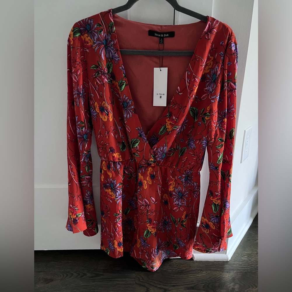 NWT Floral Romper